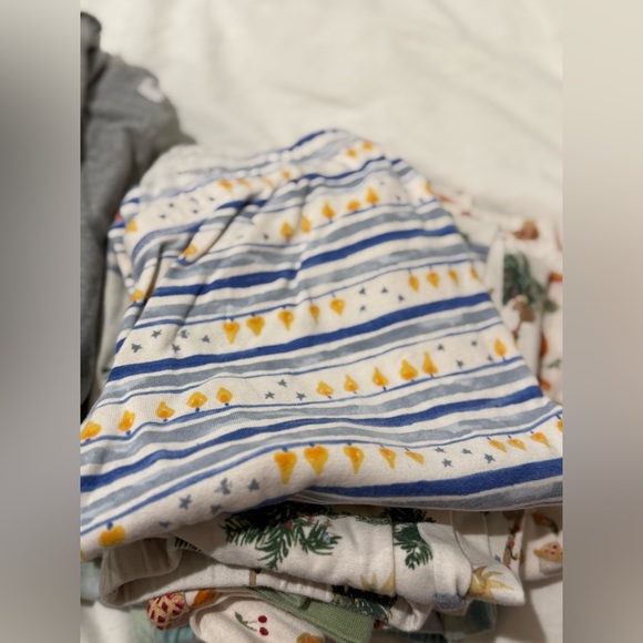 5 Sets of Size M L Women’s 100% Organic Cotton Matching Family Pajamas top pants - Picture 8 of 11